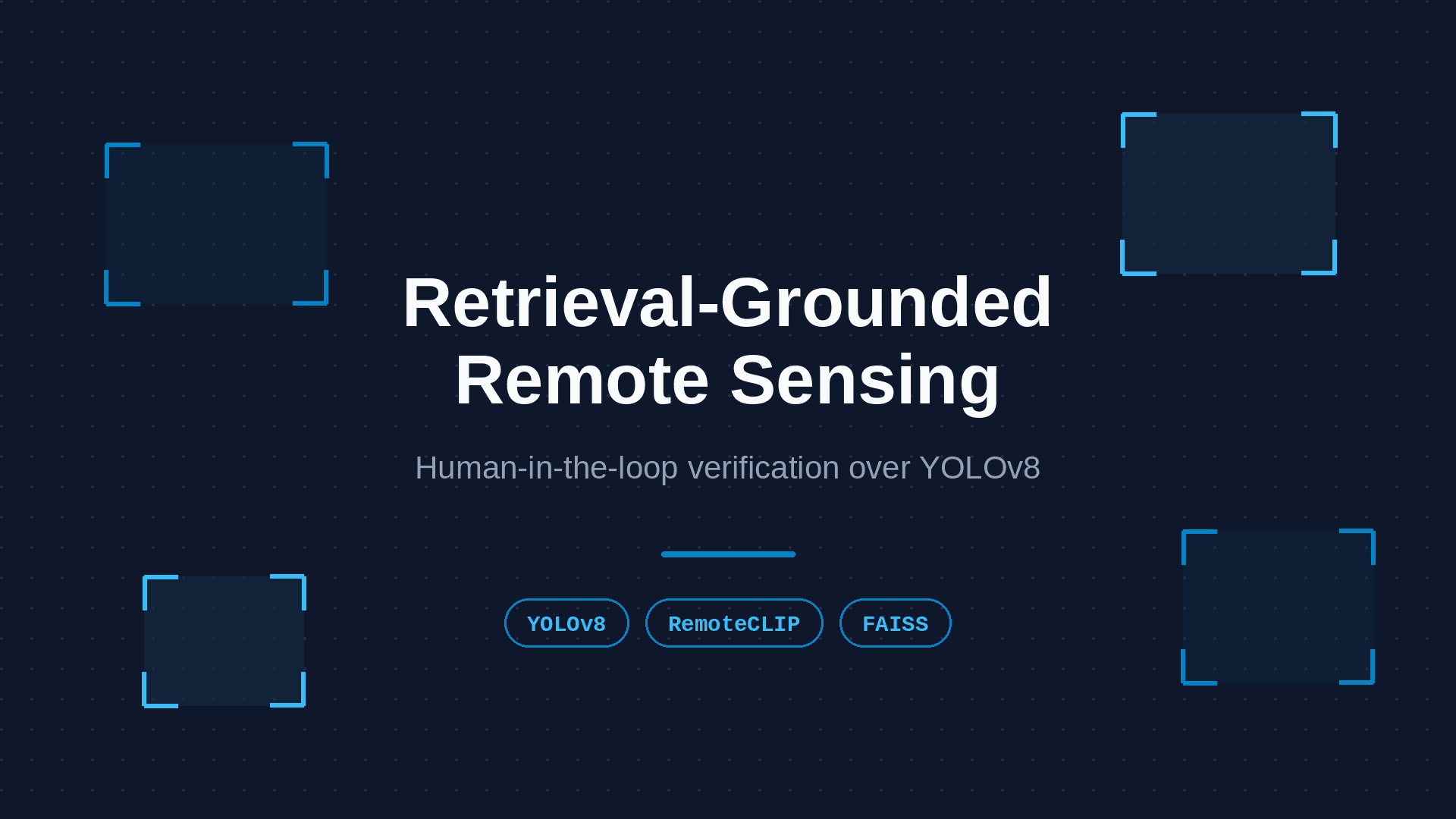 Retrieval-Grounded Remote Sensing preview